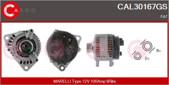 CAL30167GS CASCO Генератор