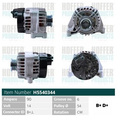 H5540344 HOFFER Генератор