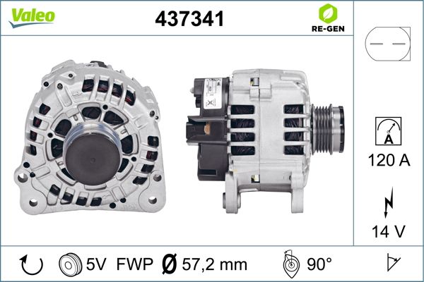 437341 VALEO Генератор