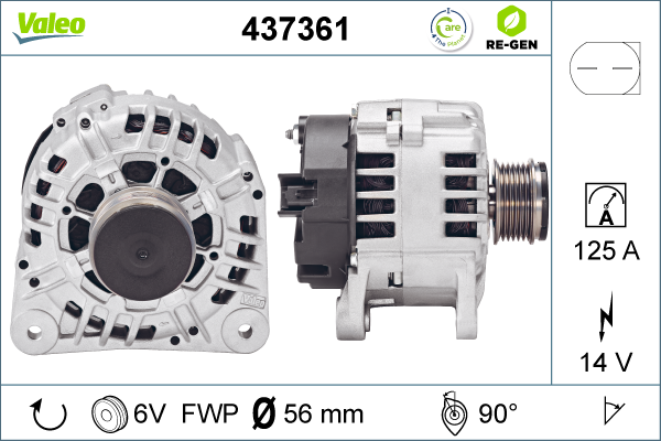 437361 VALEO Генератор