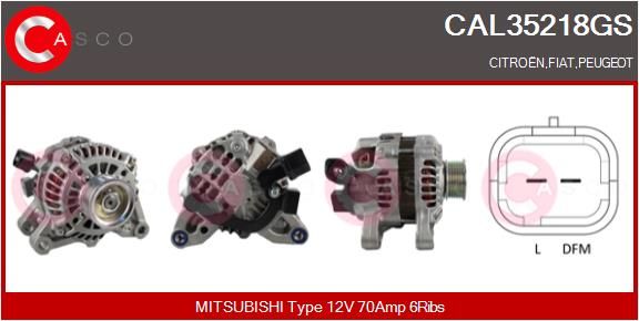 CAL35218GS CASCO Генератор