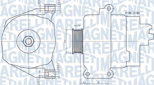 063731766010 MAGNETI MARELLI Генератор