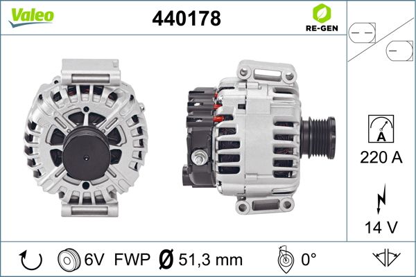 440178 VALEO Генератор