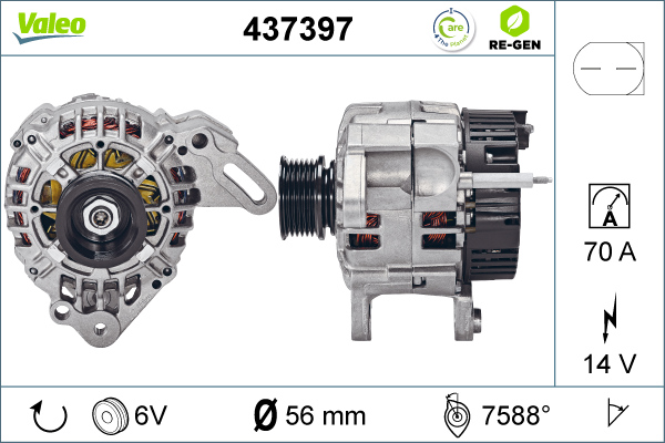 437397 VALEO Генератор