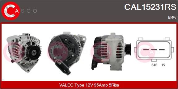 CAL15231RS CASCO Генератор