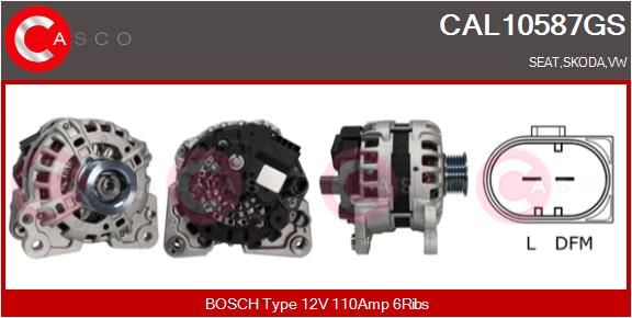 CAL10587GS CASCO Генератор