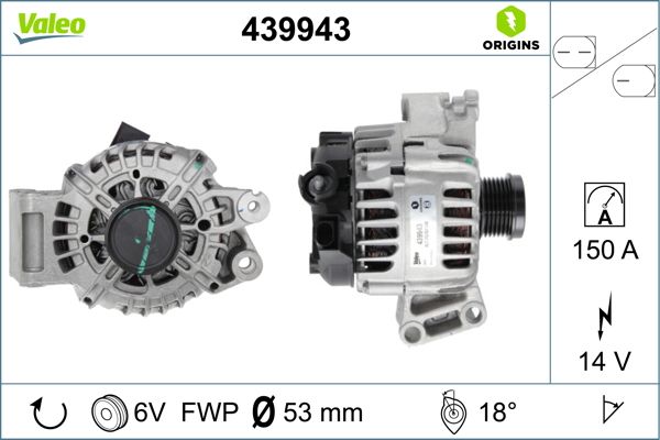 439943 VALEO Генератор