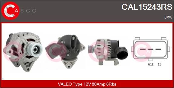 CAL15243RS CASCO Генератор