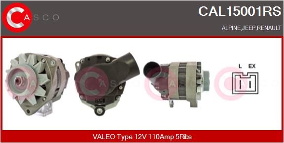 CAL15001RS CASCO Генератор