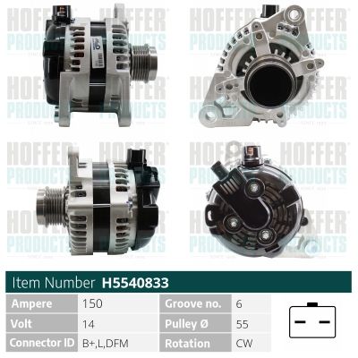 H5540833 HOFFER Генератор
