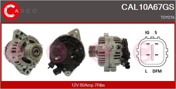 CAL10A67GS CASCO Генератор