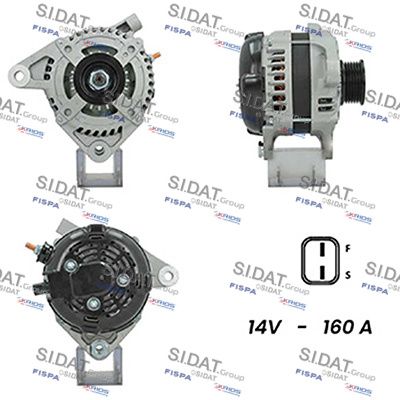 A12DE1110A2 FISPA Генератор