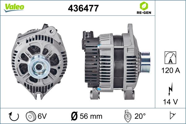 436477 VALEO Генератор