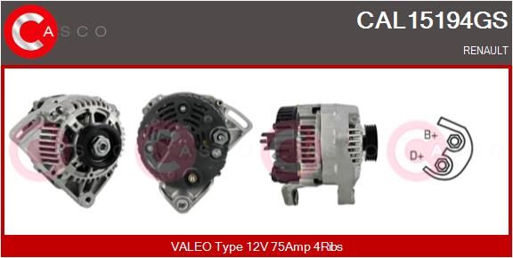 CAL15194GS CASCO Генератор