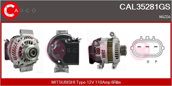 CAL35281GS CASCO Генератор