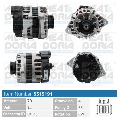 5515191 MEAT & DORIA Генератор