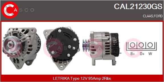 CAL21230GS CASCO Генератор