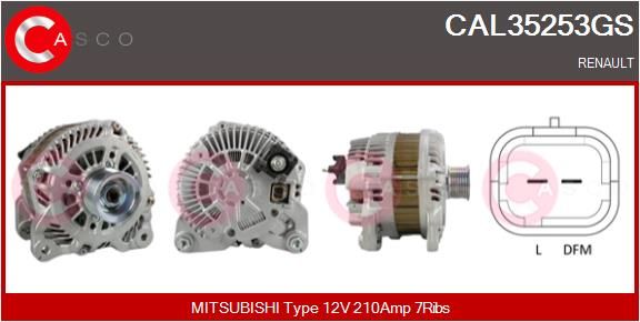 CAL35253GS CASCO Генератор