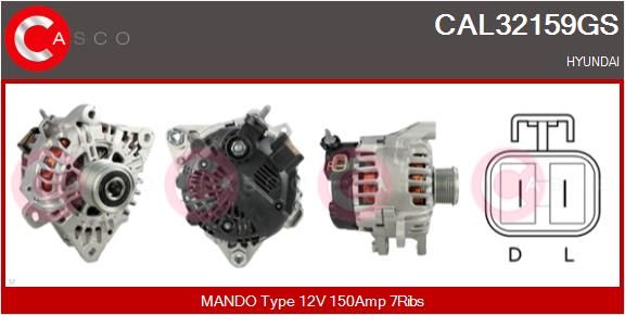 CAL32159GS CASCO Генератор