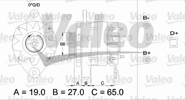433420 VALEO Генератор