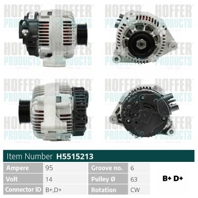 H5515213 HOFFER Генератор
