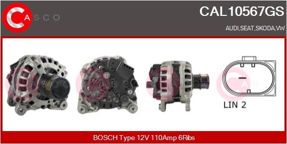CAL10567GS CASCO Генератор
