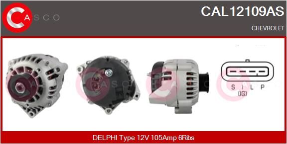CAL12109AS CASCO Генератор