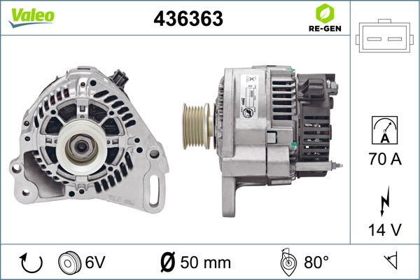 436363 VALEO Генератор