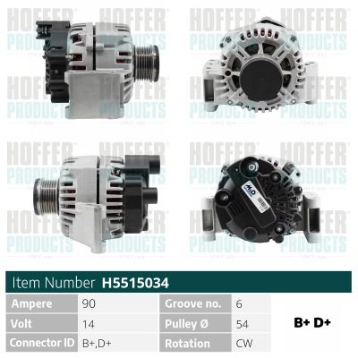 H5515034 HOFFER Генератор