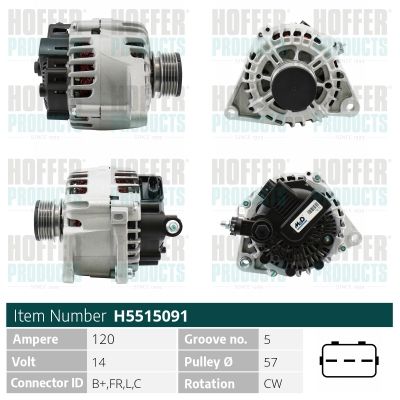 H5515091 HOFFER Генератор
