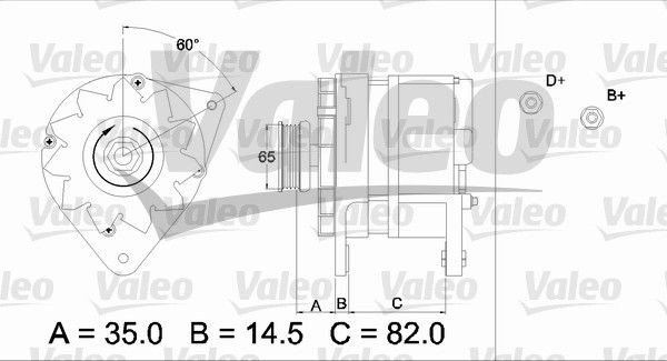 436689 VALEO Генератор