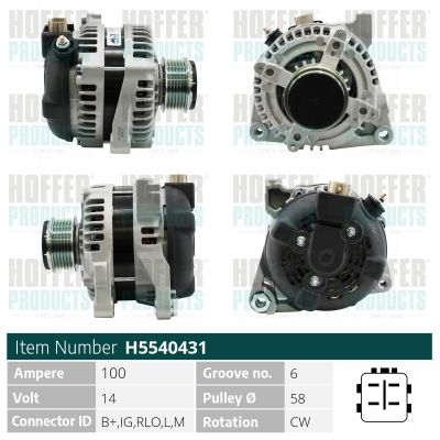 H5540431 HOFFER Генератор