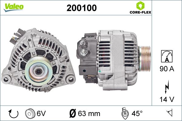 200100 VALEO Генератор