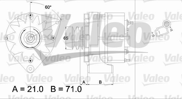 437372 VALEO Генератор