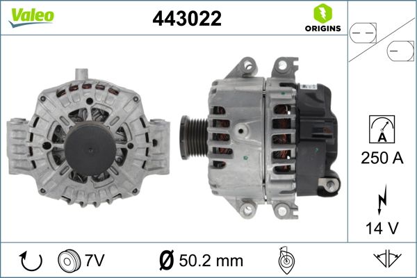 443022 VALEO Генератор