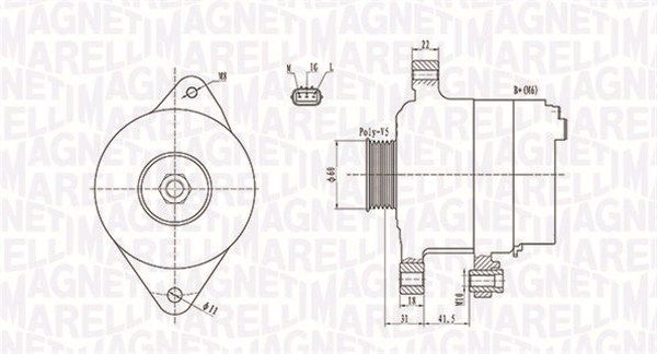063731892010 MAGNETI MARELLI Генератор