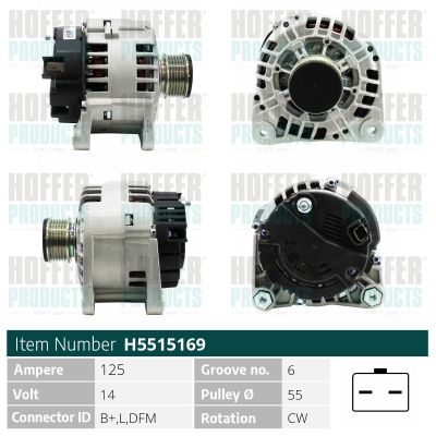 H5515169 HOFFER Генератор