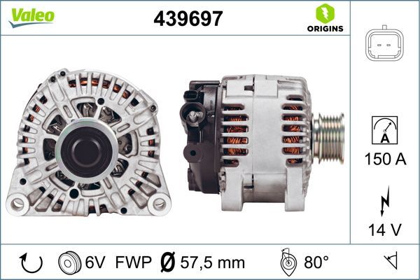 439697 VALEO Генератор