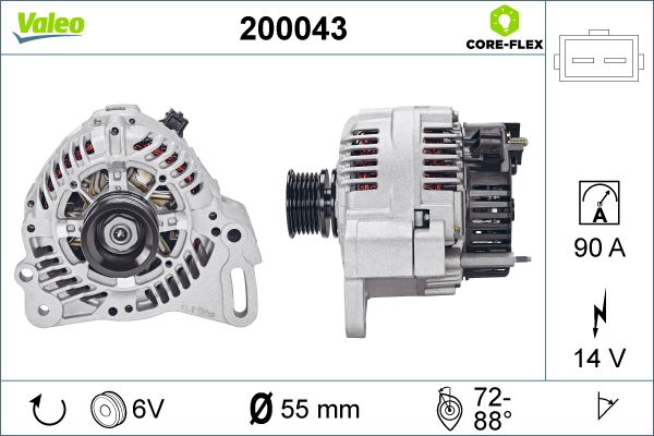 200043 VALEO Генератор
