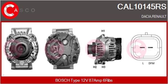 CAL10145RS CASCO Генератор