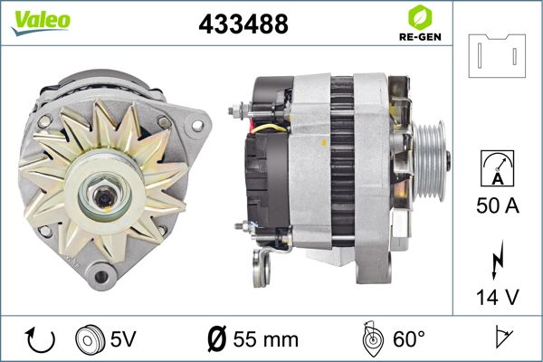 433488 VALEO Генератор