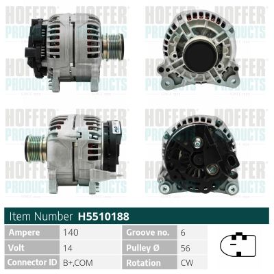 H5510188 HOFFER Генератор