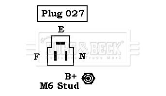 BBA2774 BORG & BECK Генератор