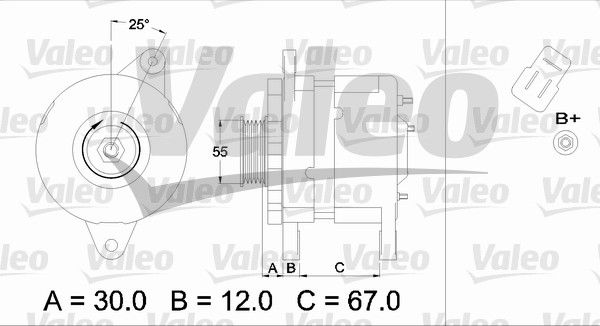 436540 VALEO Генератор