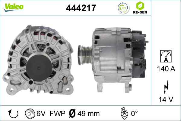 444217 VALEO Генератор