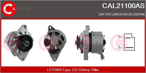 CAL21100AS CASCO Генератор