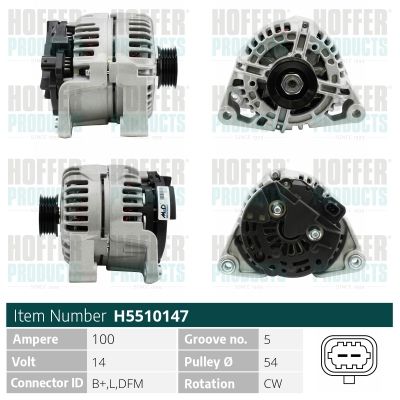 H5510147 HOFFER Генератор