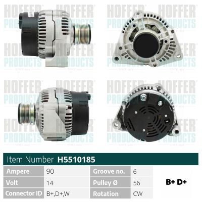 H5510185 HOFFER Генератор