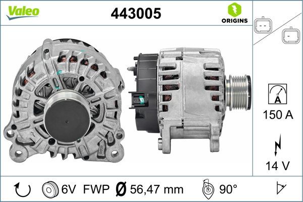 443005 VALEO Генератор