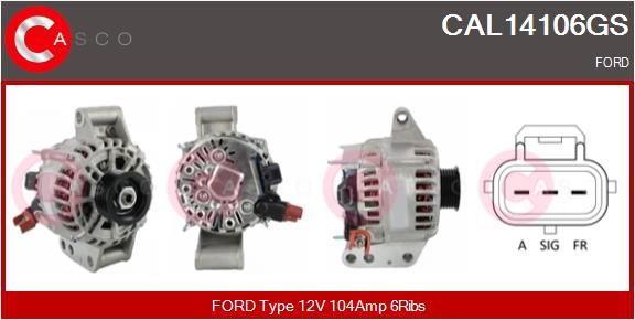 CAL14106GS CASCO Генератор
